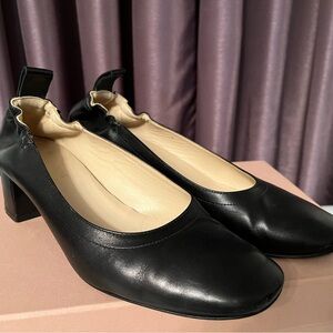 Everlane the Italian Leather Day Heel Black